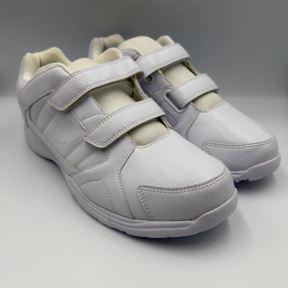 Cross Trekkers Mens White Double Strap Walking Shoes Sneakers 13W NEW IN BOX